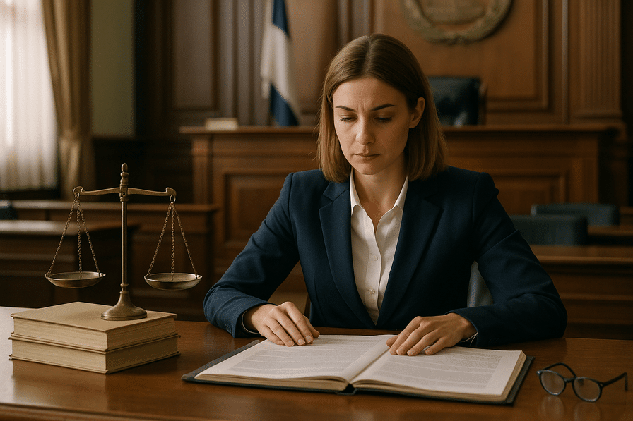 תיאור תמונה ברור בנושא 'האם פרקליטות חייבת להגיש כתב אישום'